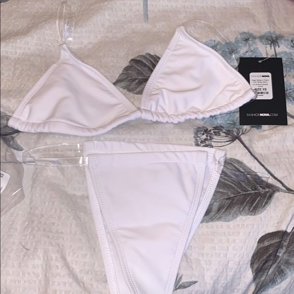 Fashion Nova Swim Clear Strap Bikini Poshmark